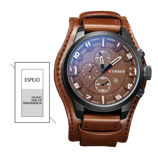 Reloj Curren 8225 Cuero Vintage