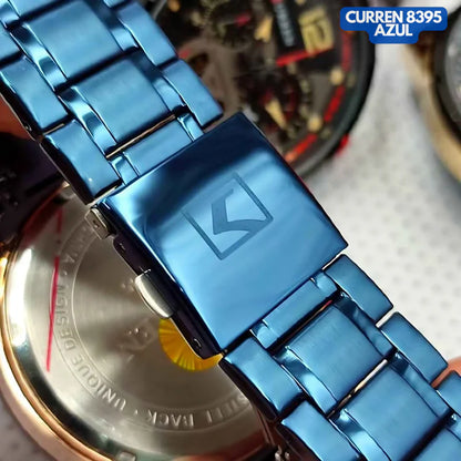 Reloj Curren 8395 Cronógrafo Acero Inoxidable