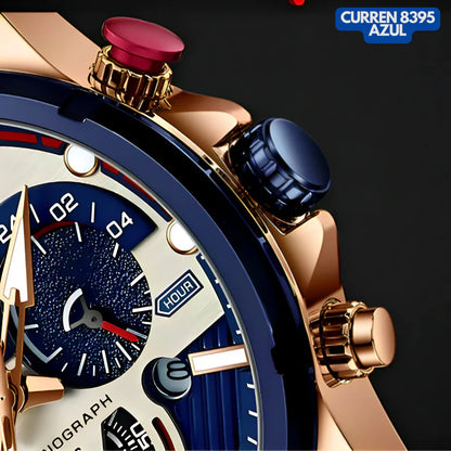 Reloj Curren 8395 Cronógrafo Acero Inoxidable